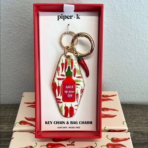 Piper K | “Spice Up Your Life” Chili 🌶️ Pepper Bag Charm